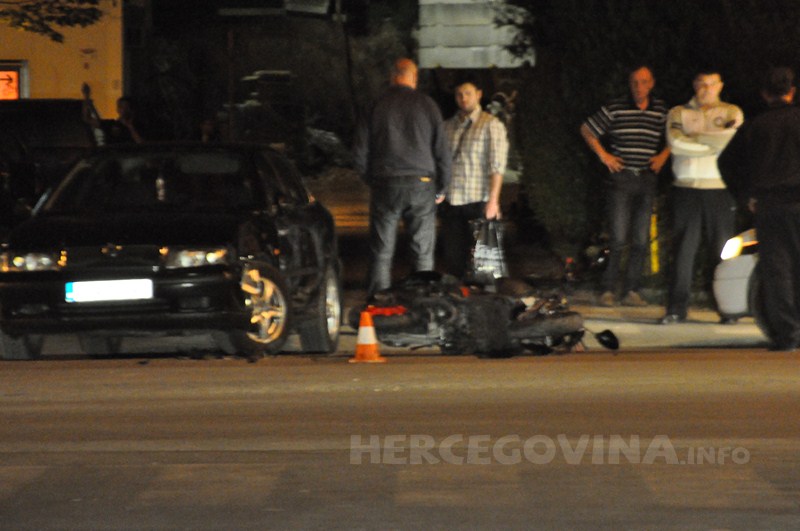 Teža prometna nesreća u Dubrovačoj ulici, ozljeđen motociklista