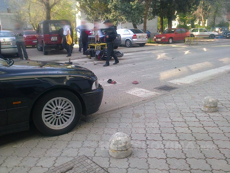 Mostar: Motociklist koji je ozlijeđen u Vukovarskoj skinut s aparata