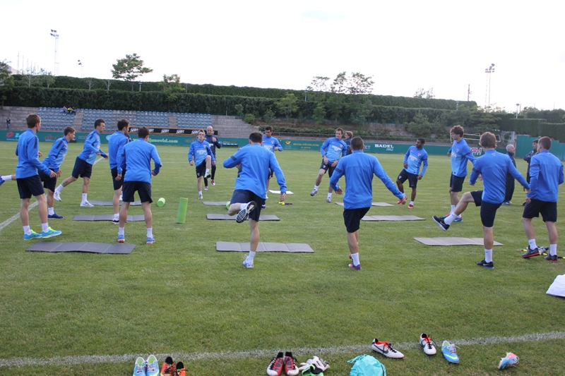 Hrvatska nogometna reprezentacija u Međugorju