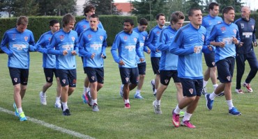 Reprezentacija Hrvatske odradila je trening u Međugorju.