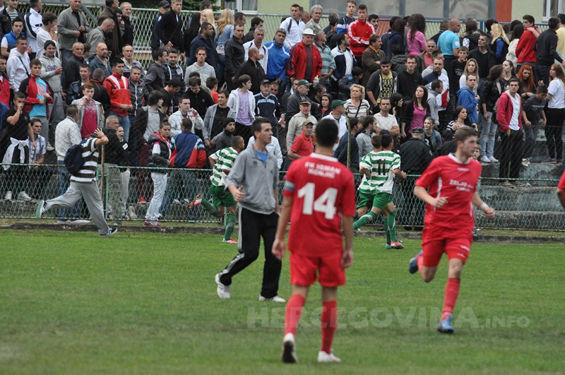 Navijački neredi u Jablanici, fizički napadnut glavni sudac