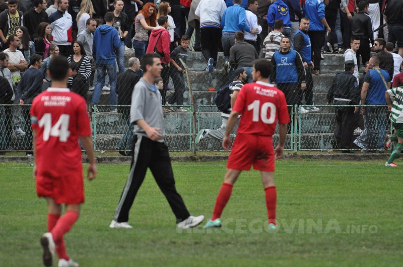 Navijački neredi u Jablanici, fizički napadnut glavni sudac