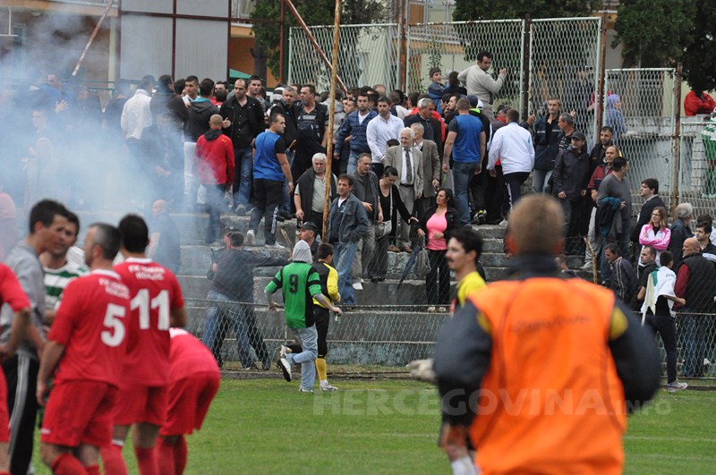 Navijački neredi u Jablanici, fizički napadnut glavni sudac