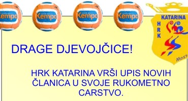 HRK Katarina organizira upis djevojčica u rukometno carstvo