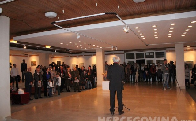 Mostar: Otvorena tradicionalna godišnja izložba Društva hrvatskih likovnih umjetnika u FBiH  - 24.10.2013