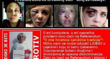 Pogledajte ovaj Goebbelosvski referendumski fašizam 'Hrvatska žena na hrvatskoj šaci – stroj za rađanje