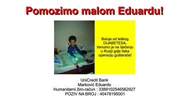 Pomozimo malom Eduardu