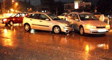 prometna nesreća, Raskrižje kod Stare gimnazije