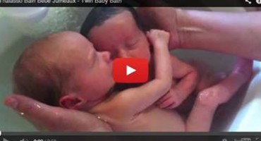 koji se gleda bez daha: Predivna opuštajuća kupka blizanaca