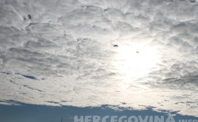 sunce, oblaci, Hercegovina, vremenska prognoza