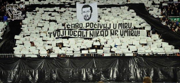 Torcida se od Čabe oprostila koreografijom preko sjevera Poljuda