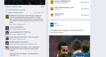Josip Šimunić, fifa facebook stranica, podrška