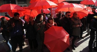 Prosvjed  prostitutki u Makedoniji