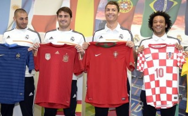 Luka Modrić, Marcelo, Iker Casillas, Angel Di Maria, Karim Benzema, Cristiano Ronaldo, Svjetsko prvenstvo u Brazilu
