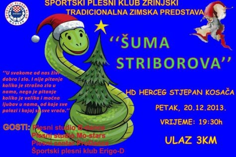 ŠPK Zrinjski organizira plesnu predstavu Šuma Striborova 