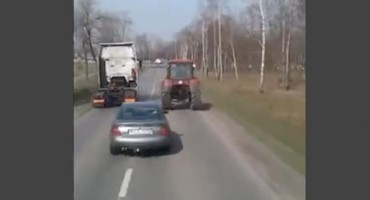 Pogledajte ludu vožnju: Pijan sjeo u traktor