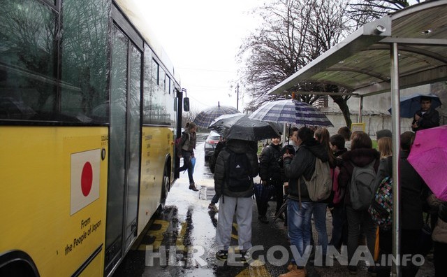 Vojno, djeca, prosvjed, škola, Mostar, Smeće, prijevoz učenika