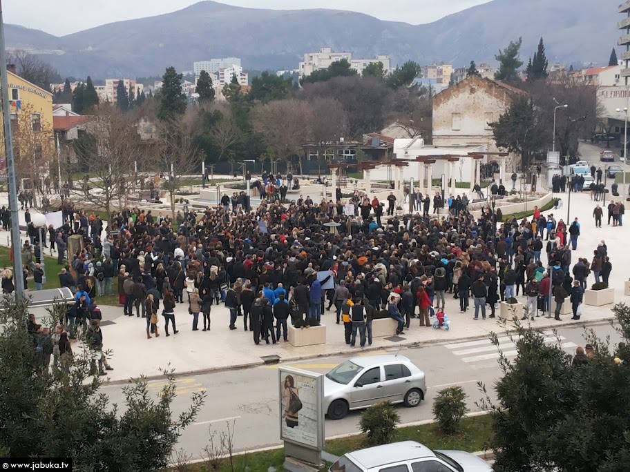 Mostar: Policija ponovno spriječila prosvjednu šetnju