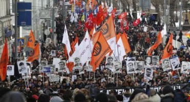 prosvjedi, Rusija, moskva, Sergej Udalcov, ruska Lijeva fronta