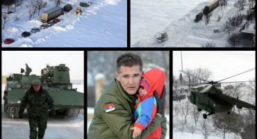 Snažno nevrijeme, Srbija