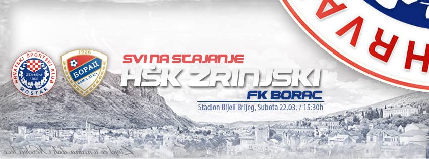 HŠK Zrinjski: Svi putevi u subotu vode pod Bijeli Brijeg