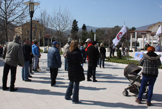 Mostar: Danas na Španjolskom trgu tridesetak prosvjednika
