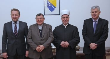 Bakir Izetbegović, Dragan Čović, Kardinal Vinko Puljić, Husein ef. Kavazović