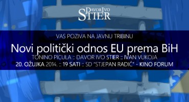 Tribina: Novi politički odnos EU prema BiH