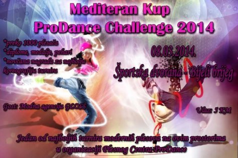 Plesni spektakl u Mostaru: Mediteran kup – ProDance Challenge 2014 