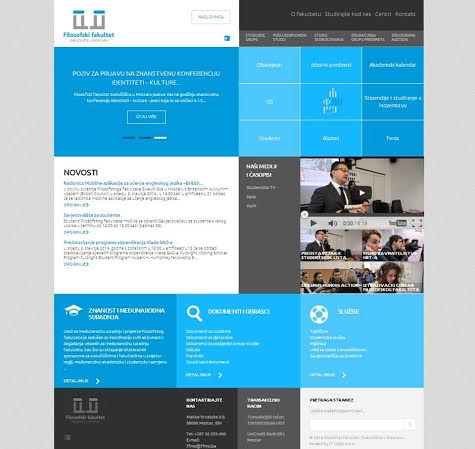Otvorena nova web stranica Filizofskog fakulteta