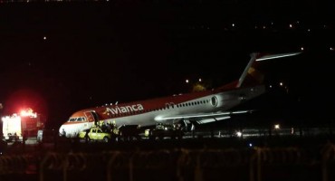 Avianc Airlines, pilot, na zadnjim kotačima, prizemljenje zrakoplova