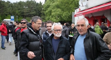 Mladen Naletilić Tuta na današnjoj utakmici Zrinjski-Sarajevo