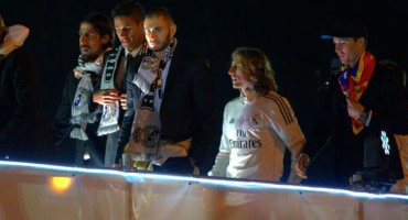 Real Madrid, 19. naslov Kup kralja., doček, Madrid, Luka Modrić