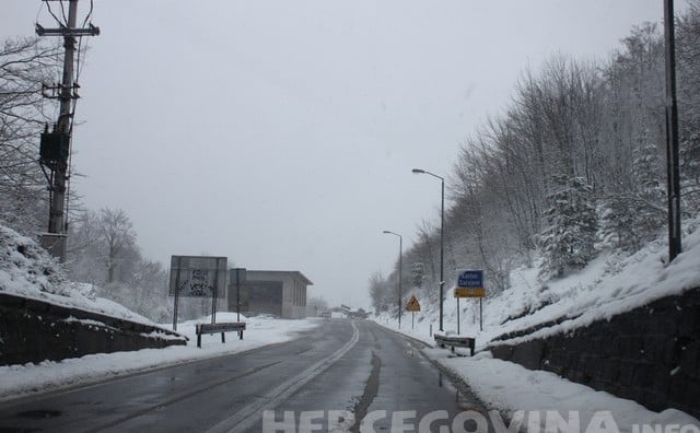 snijeg, Hercegovina, vrijeme, snijeg, ralica za čišćenje snijega