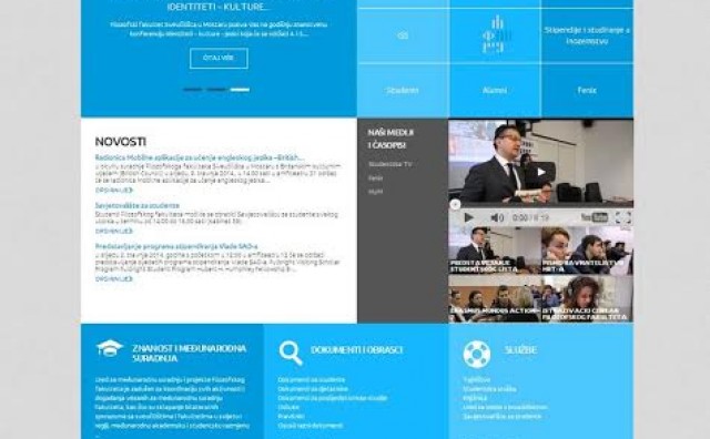 Filozofski fakultet, web, stranica