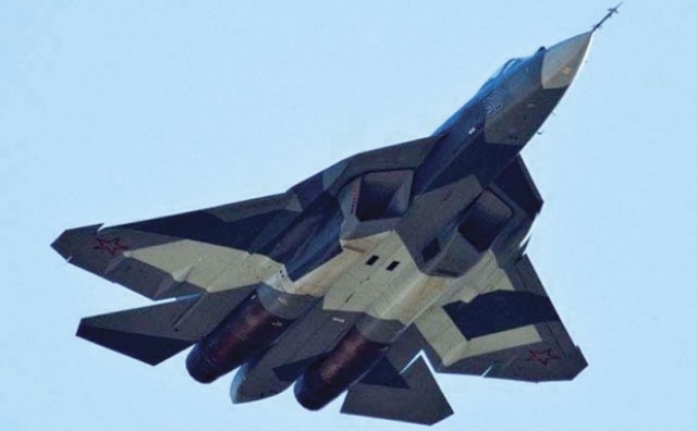 Ruski lovački zrakoplov pete generacije PAK FA (T-50).  