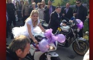 Ljubav na kotačima: Do oltara se Slavonka i Dalmatinac dovezli motorima