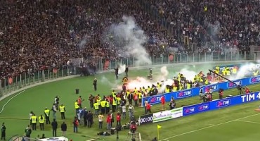Veliki neredi i pucnjava u Rimu: Ima ranjenih, kasnio početak utakmice!