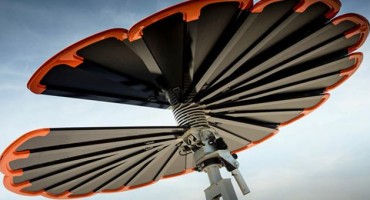 neprerađeni otpad, solarna energija, solarni cvijet