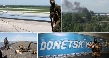 Na prostoru međunarodne zračne luke u Donjecku: pucnjava, eksplozije i zračni napadi