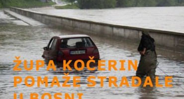Kočerin, poplave, pomoć