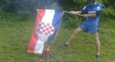 U Vitezu spaljena Hrvatska zastava, u Sarajevu vatromet i proslava poraza Hrvatske
