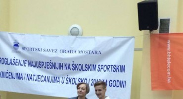 Teo Rozić: Najuspješniji sportaš osnovnih škola u Mostaru