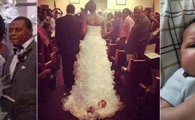 Mladenka šokirala: Vukla bebu do oltara u šlepu vjenčanice