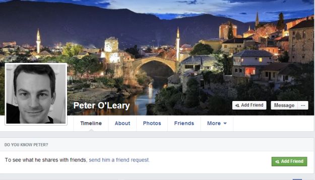 Peter O'Leary ima problem: Gradjani BiH ne šaljite mi poruke preko Facebooka