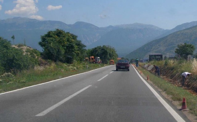 radovi na cesti m17