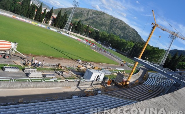 Stadion HŠK Zrinjski, stadion, radovi, HŠK Zrinjski, NK Maribor