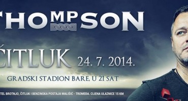 Još dva dana do Thompsonova koncerta u Čitluku