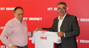 Nogometaši Zrinjskog posjetili HT Eronet 