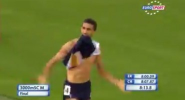 Glupost godine: Skinuo majicu prije cilja pa ostao bez zlata..